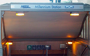 Millenium Metra Station